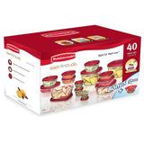 Rubbermaid Easy Find Lids 40-Piece Food Storage Set