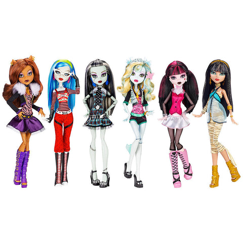 Monster High Original Ghouls Collection - Six Core Characters