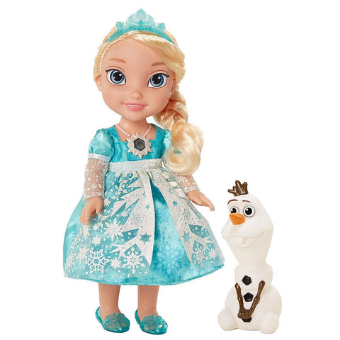 Disney Frozen Snow Glow Elsa Light Up Singing Doll and an Olaf Doll