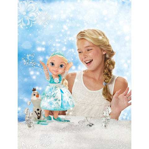 Disney Frozen Snow Glow Elsa Light Up Singing Doll and an Olaf Doll