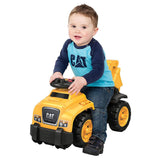 CAT 3-in-1 Ride-On Excavator Large Steering Wheel on Front by Mega Bloks