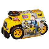 CAT 3-in-1 Ride-On Excavator Large Steering Wheel on Front by Mega Bloks